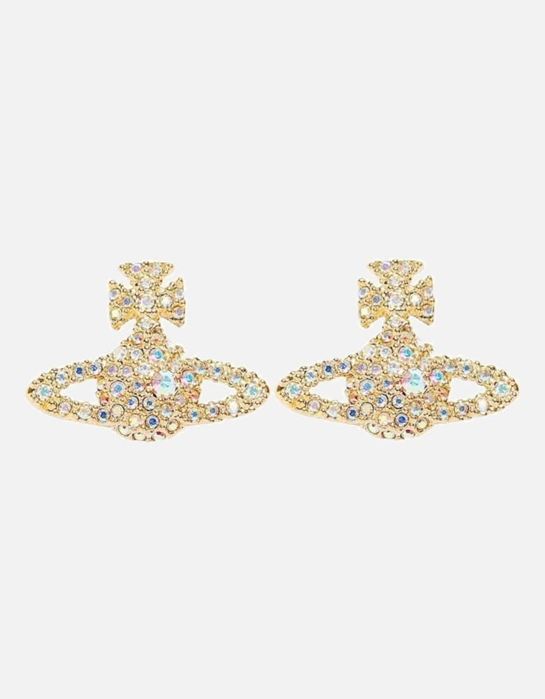 Grace Bas Relief Earrings - Gold