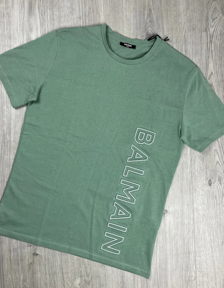 Embossed T-Shirt - Sage