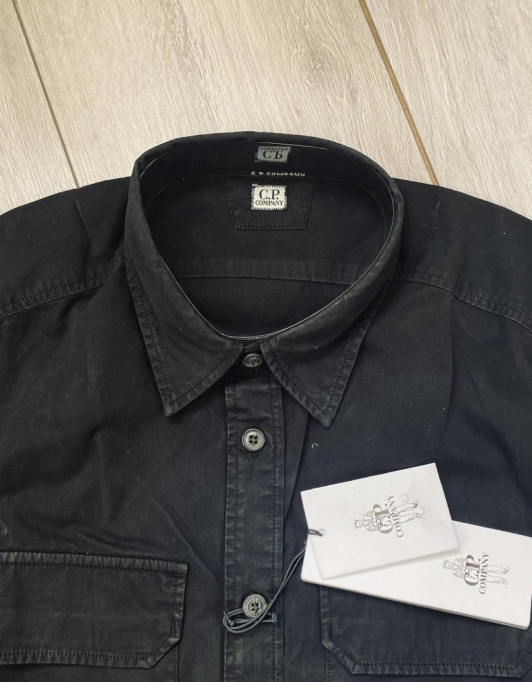 Button Overshirt - Black