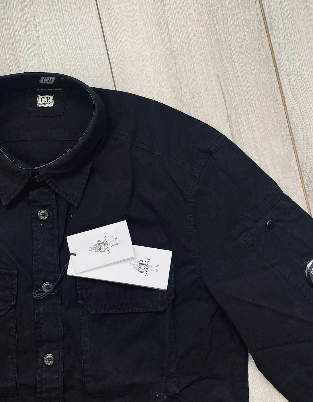 Button Overshirt - Black