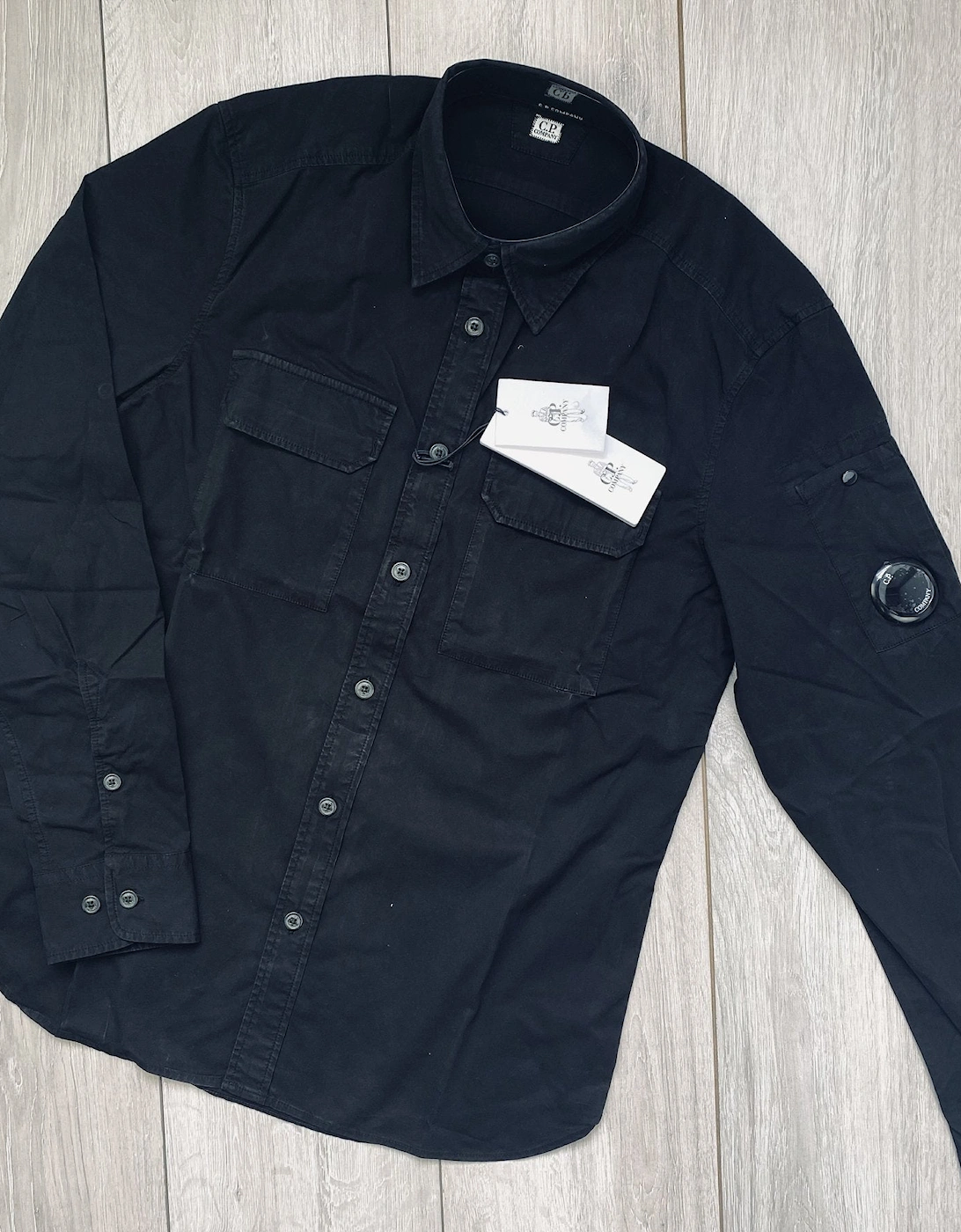 Button Overshirt - Black