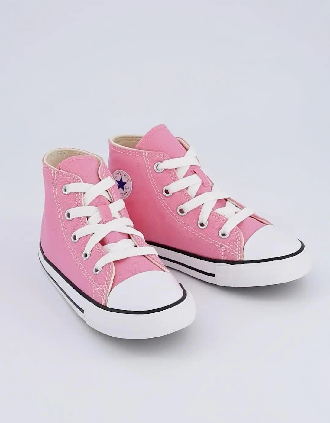 Infant Girls Hi Top Trainers - Pink