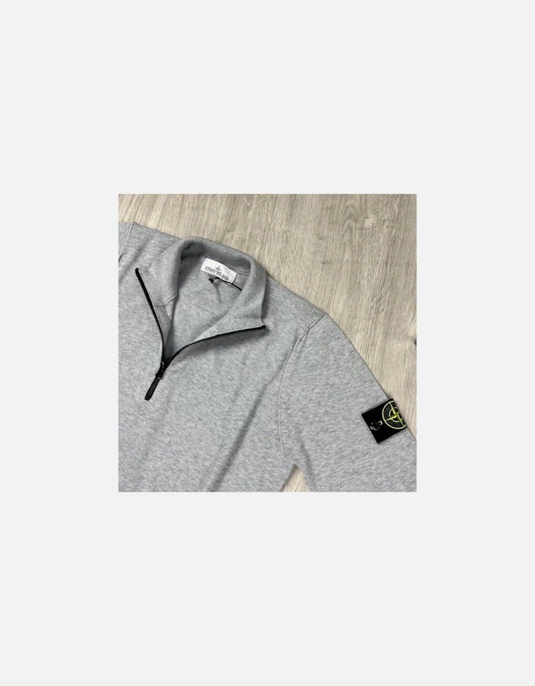Knit Half Zip Fleece - Grey