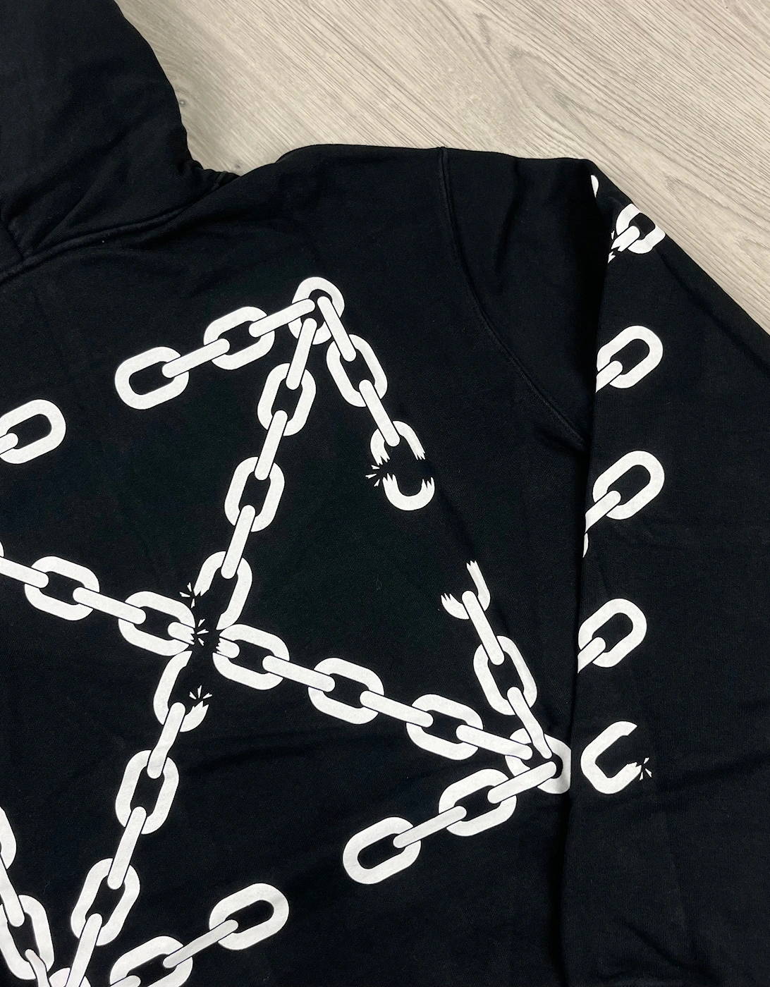 Chain Hoodie - Black