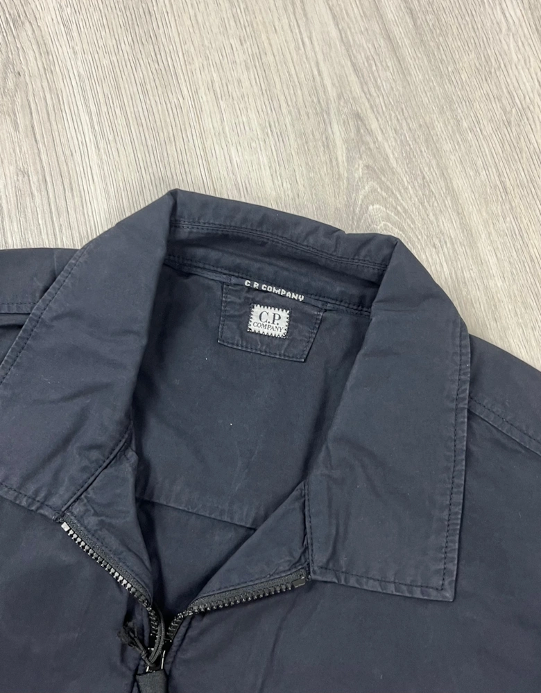 Zip Overshirt - Navy