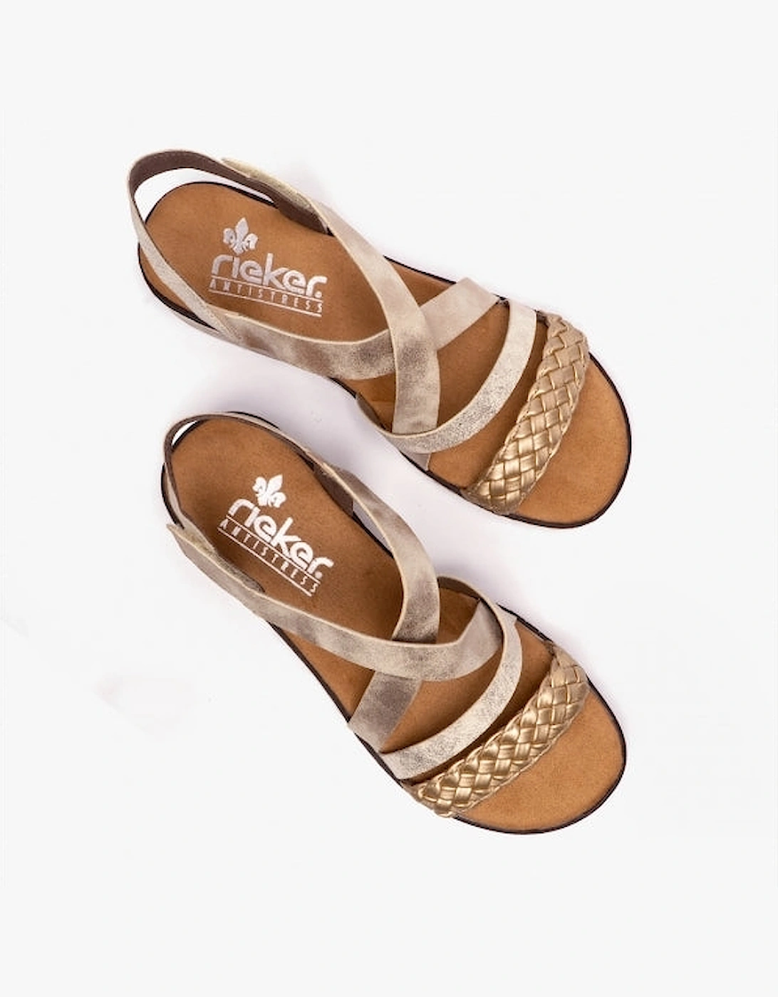 V3663-90 Womens Sandals Gold