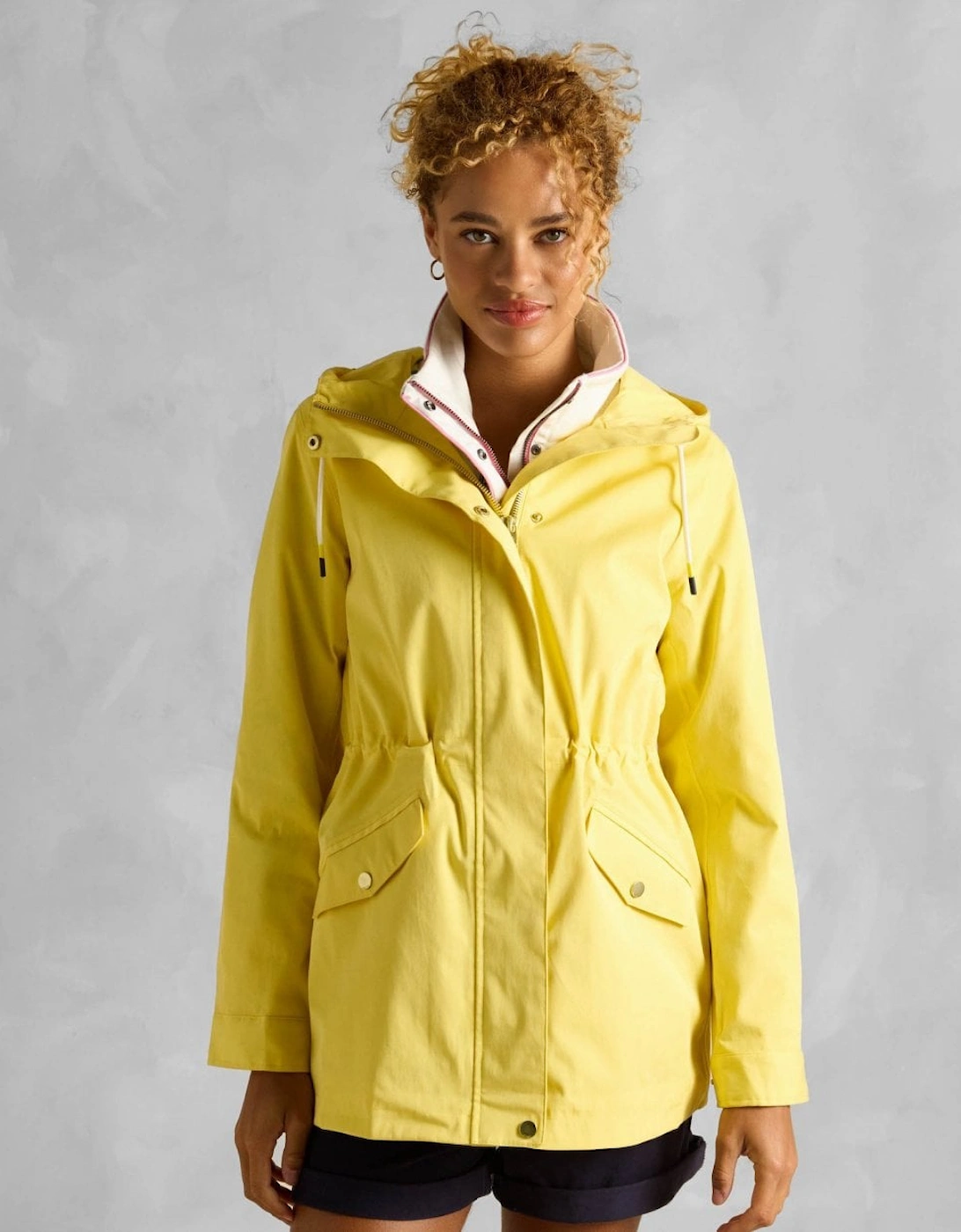 Women's Joules Portwell Womens Jacket - Yellow - Size: 14