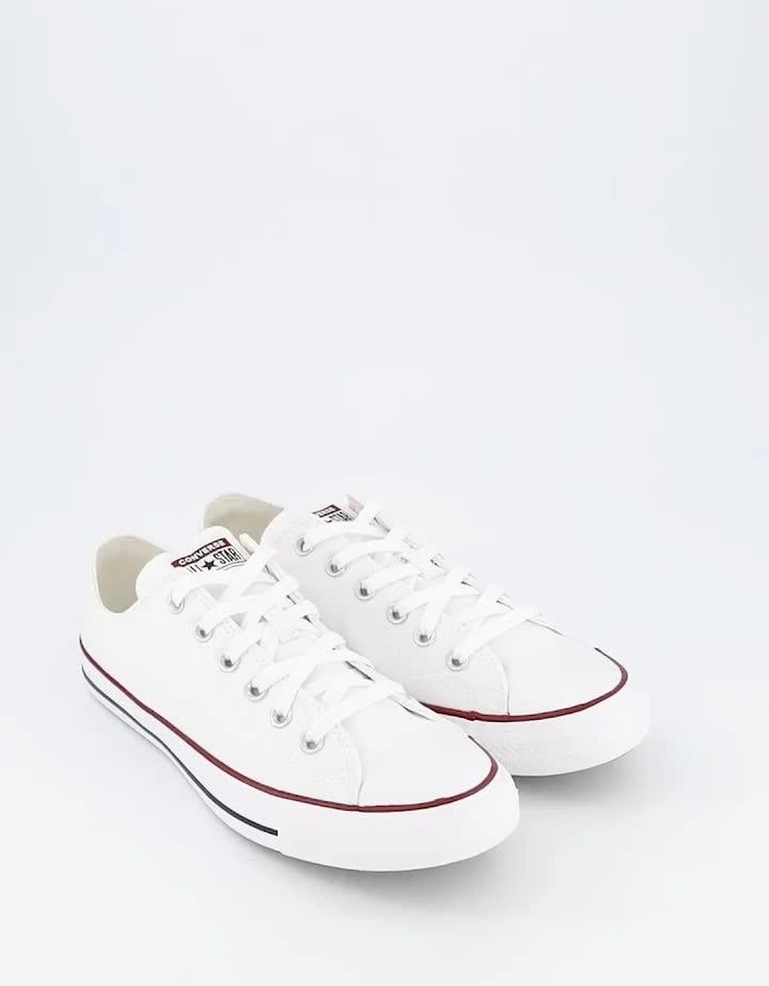 Unisex Wide Fit Ox Trainers - White