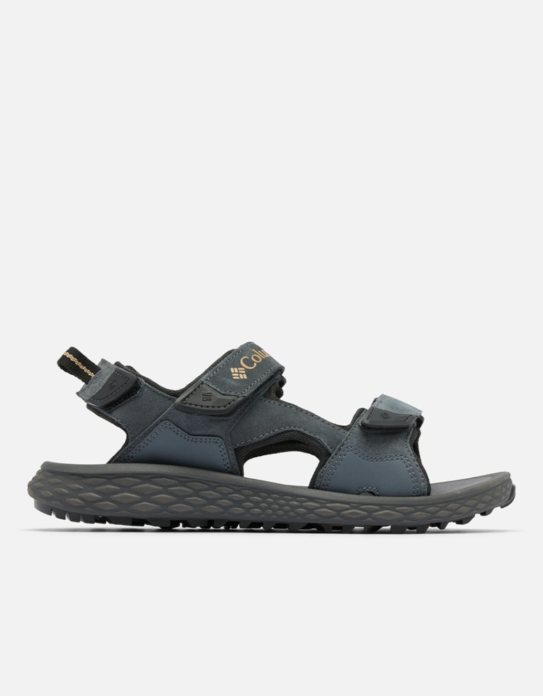 Men's Konos Hiker 3-Strap Sandal Graphite/Black