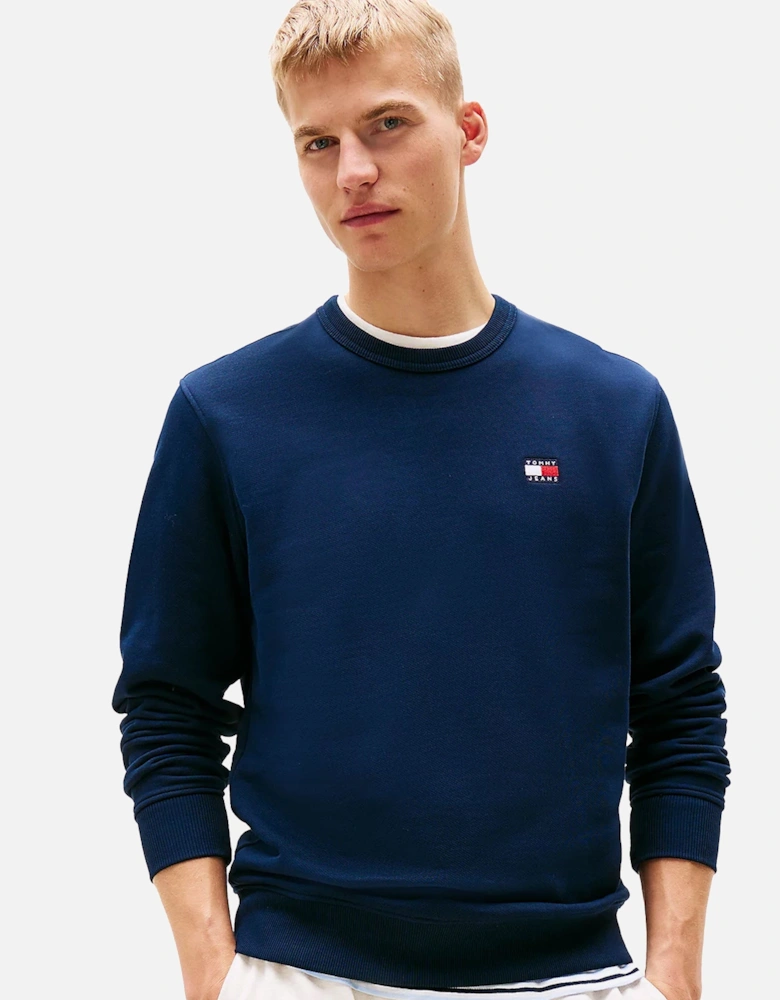 Reg Logo Badge Sweatshirt Dark Night Navy