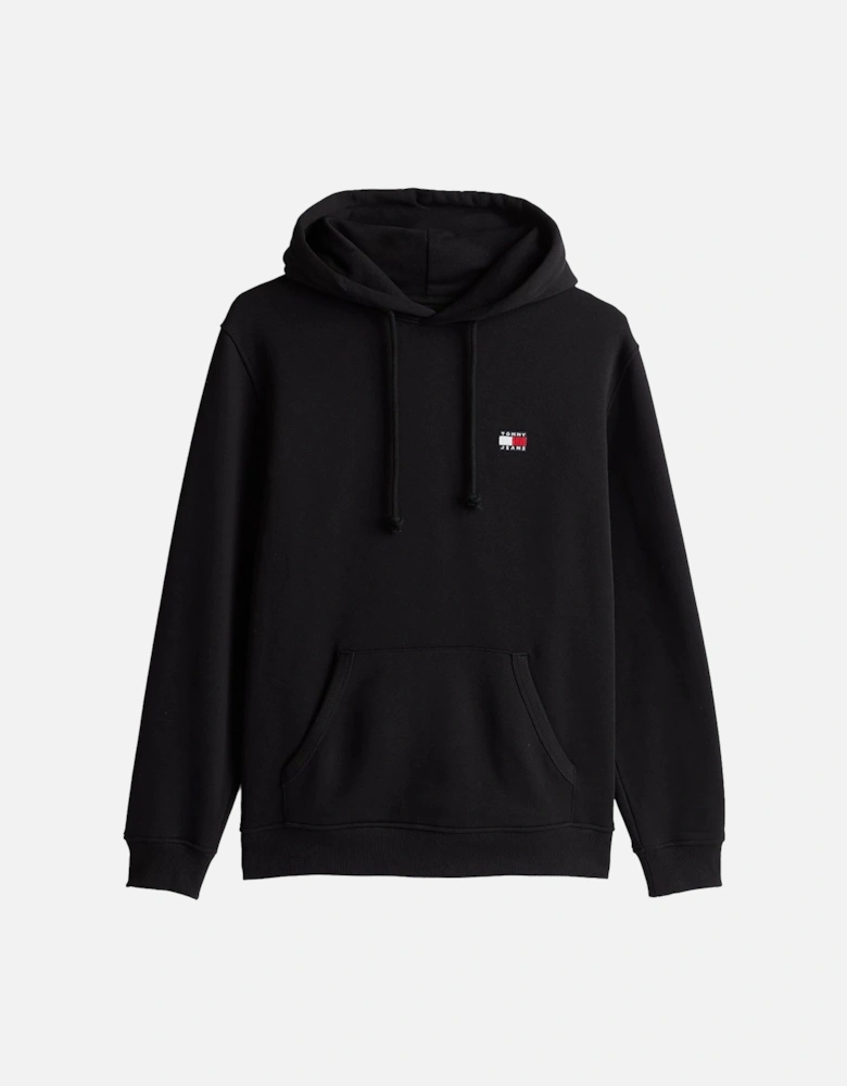 Reg Logo Badge Hoodie Black