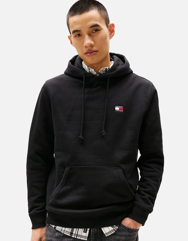 Reg Logo Badge Hoodie Black