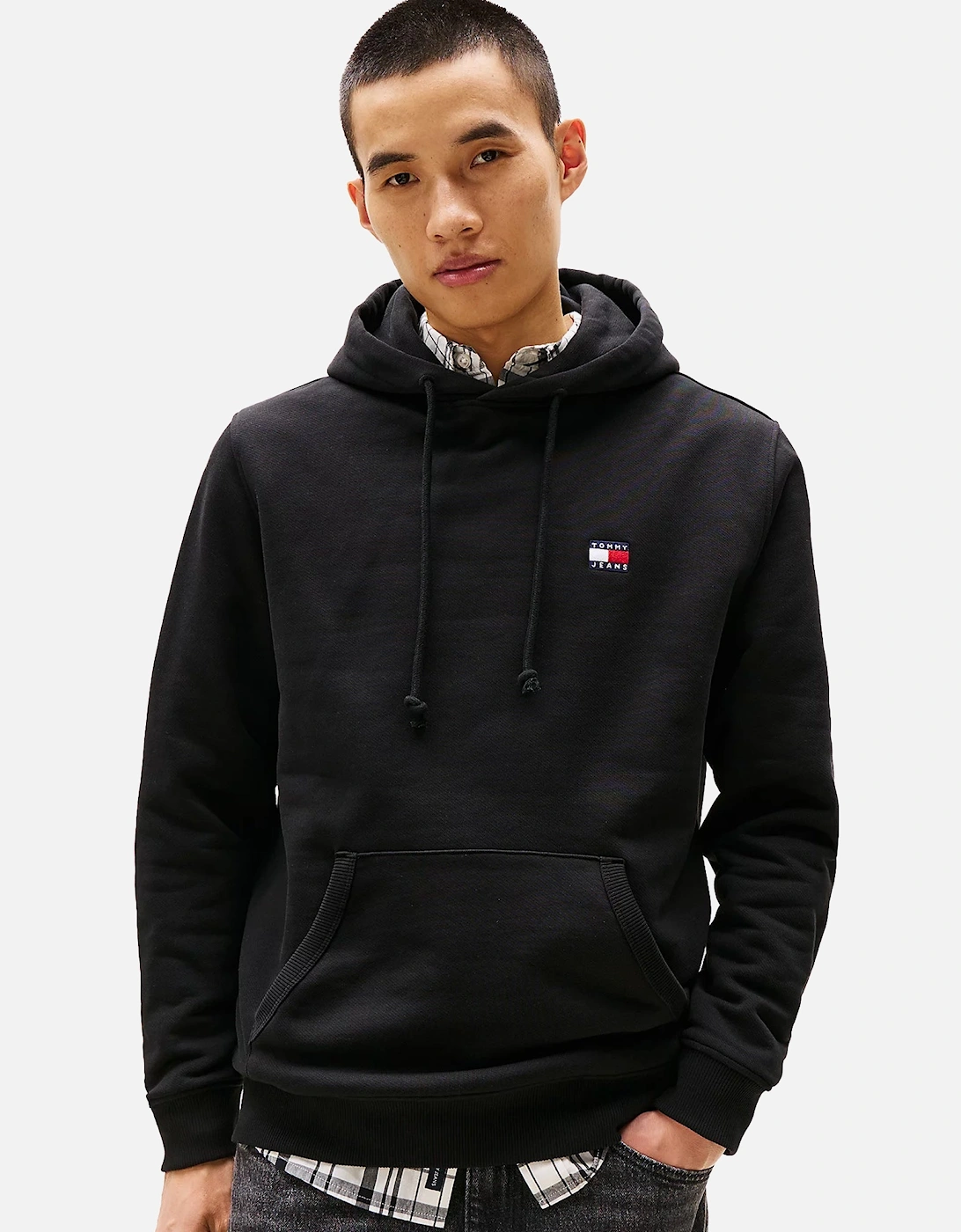 Reg Logo Badge Hoodie Black