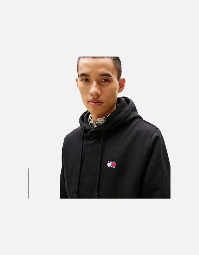 Reg Logo Badge Hoodie Black