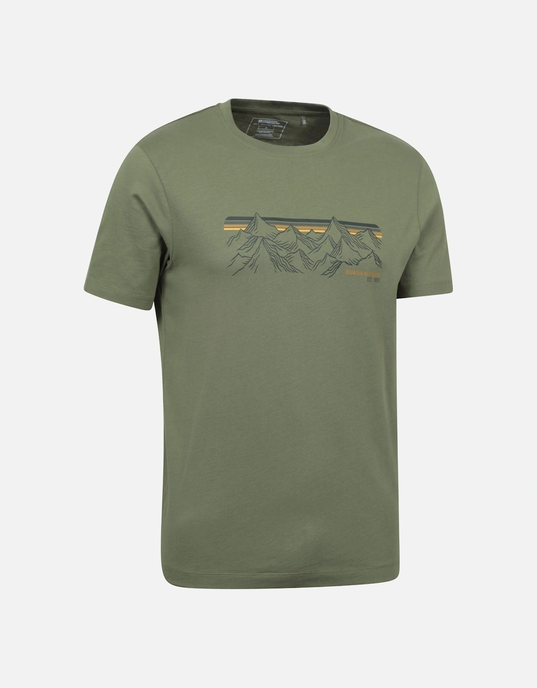 Mens Mountain Stripes T-Shirt