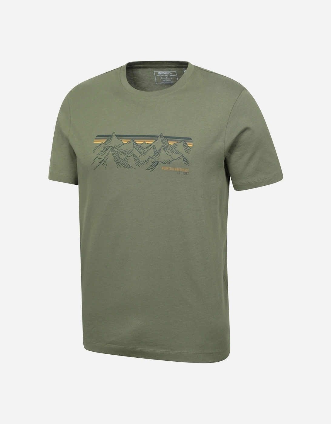 Mens Mountain Stripes T-Shirt