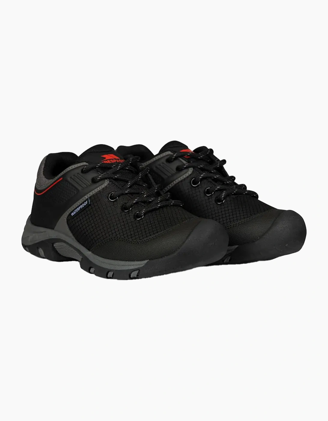 Trespass Unisex Black Childrens/ Bevin Waterproof Trainers - Size: 3 Uk Kids