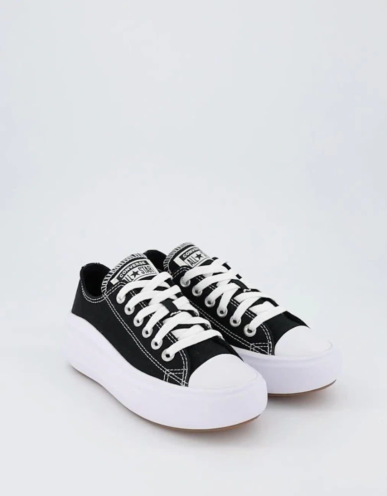 Womens Move Ox Trainers - Black/White