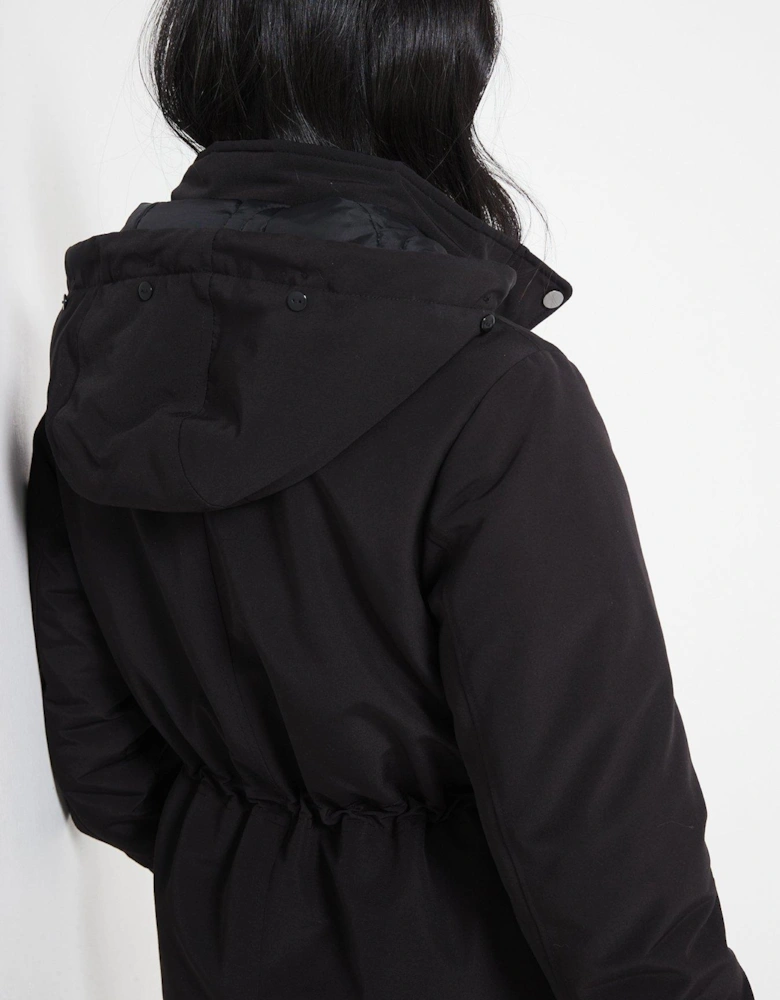 Ultimate Parka Hooded Coat - Black