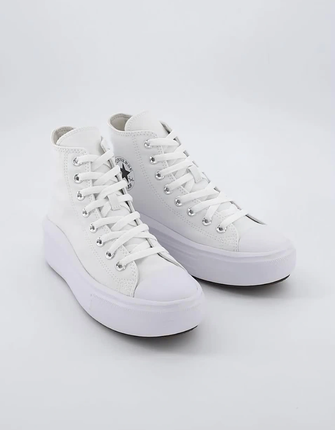 Womens Move Hi Top Trainers - White