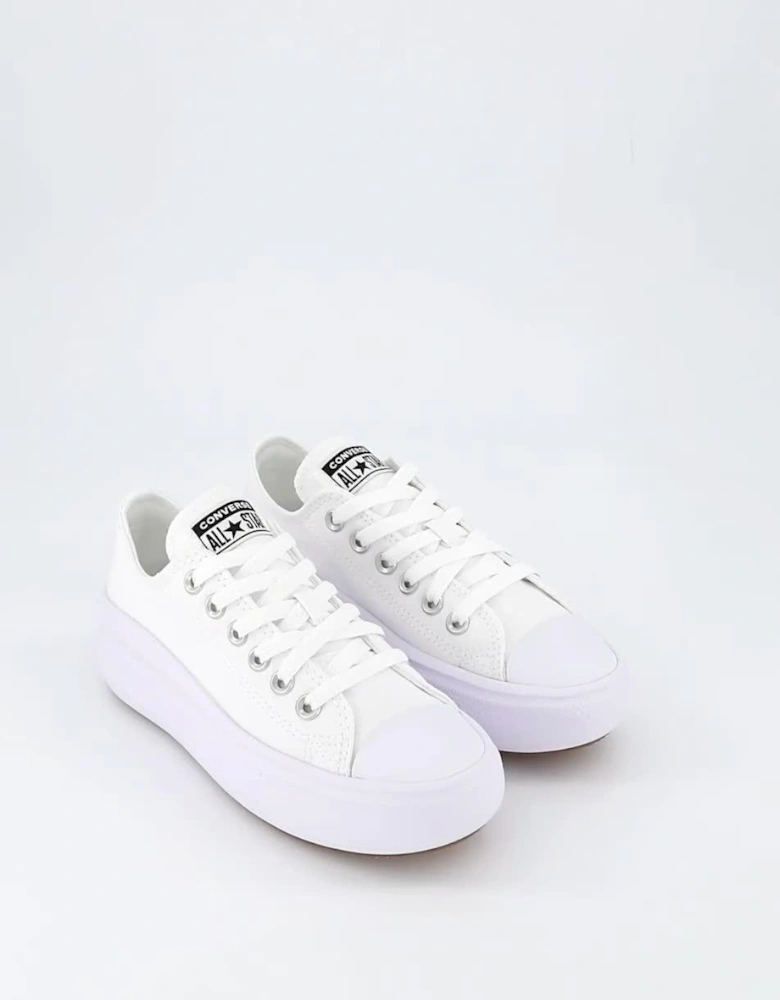 Womens Move Ox Trainers - White