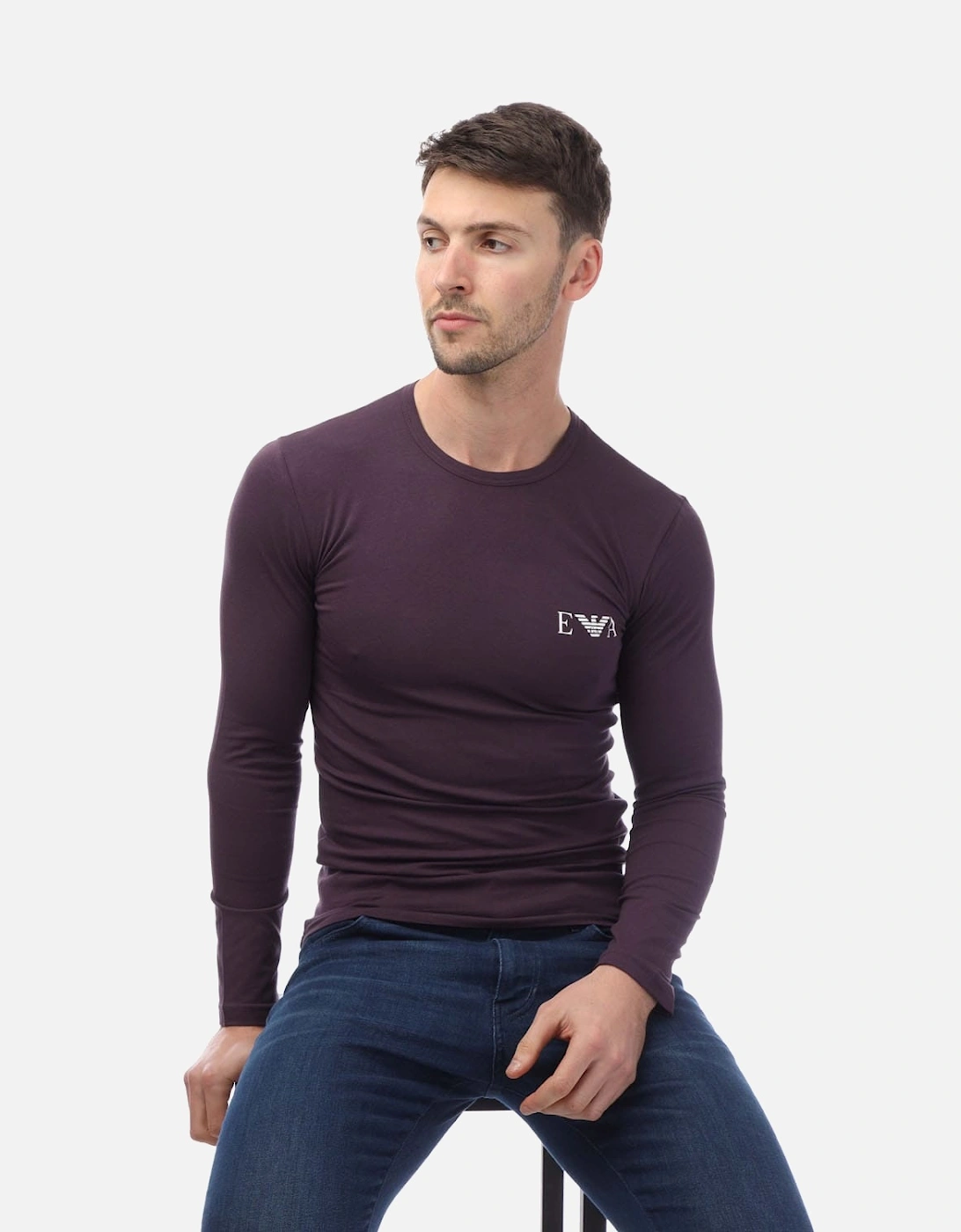 Loungewear Fitted Mock Neck Top