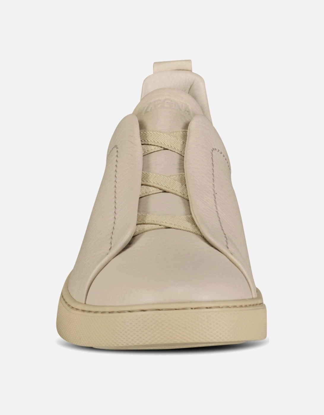 Triple Stitch Trainers Beige Deerskin