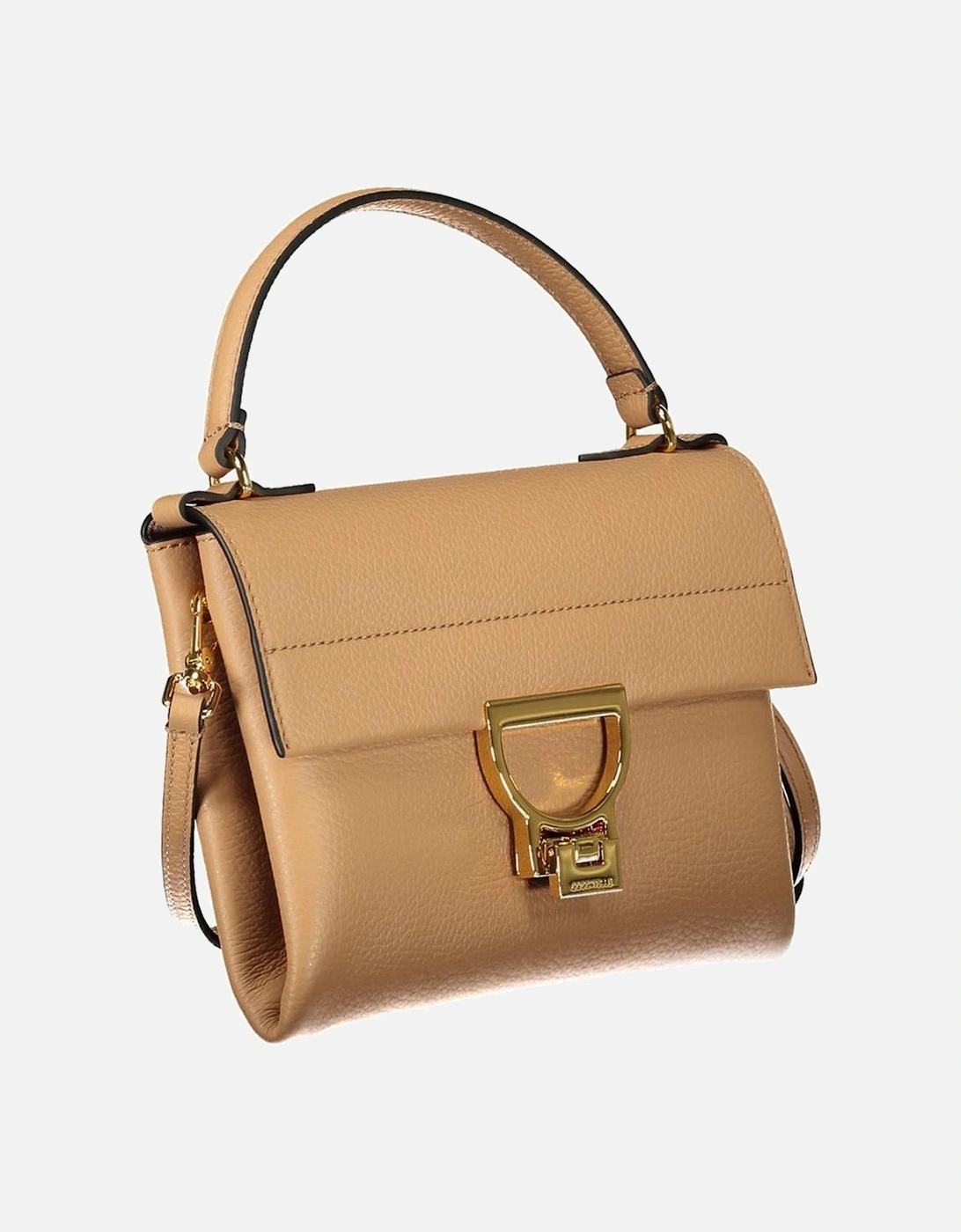 Timeless Leather Bag with Detachable Shoulder Strap Women - Brown