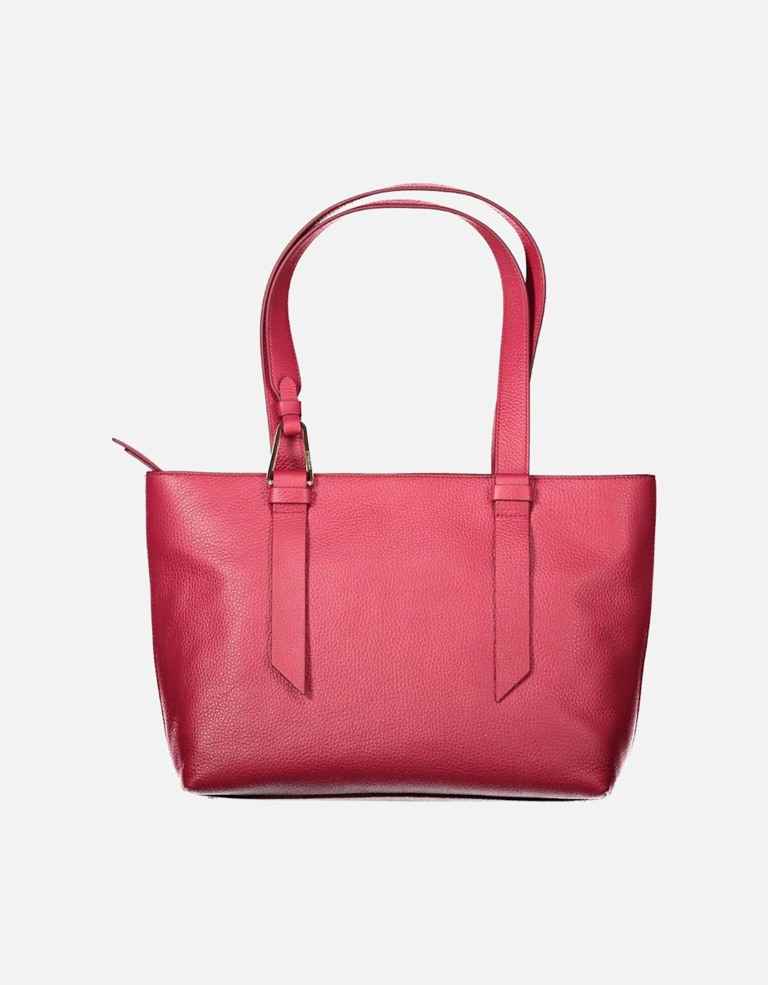 Red Leather Women Handbag