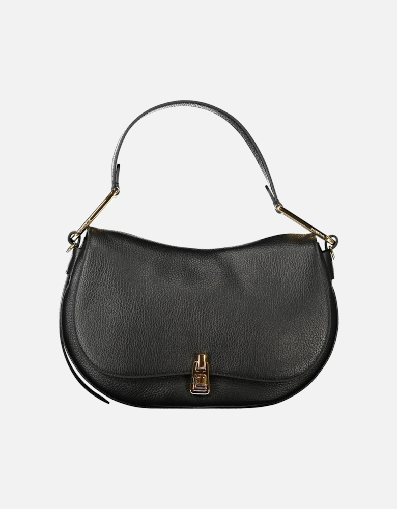 Soft Leather Chic Shoulder Bag Women - Black Handbags