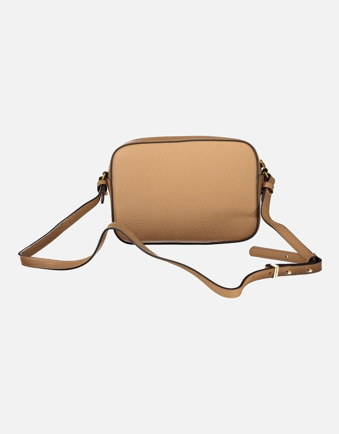 Leather Shoulder Bag with Adjustable Strap Women - Brown Handbags