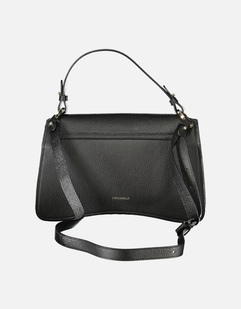 Black Leather Women Handbag