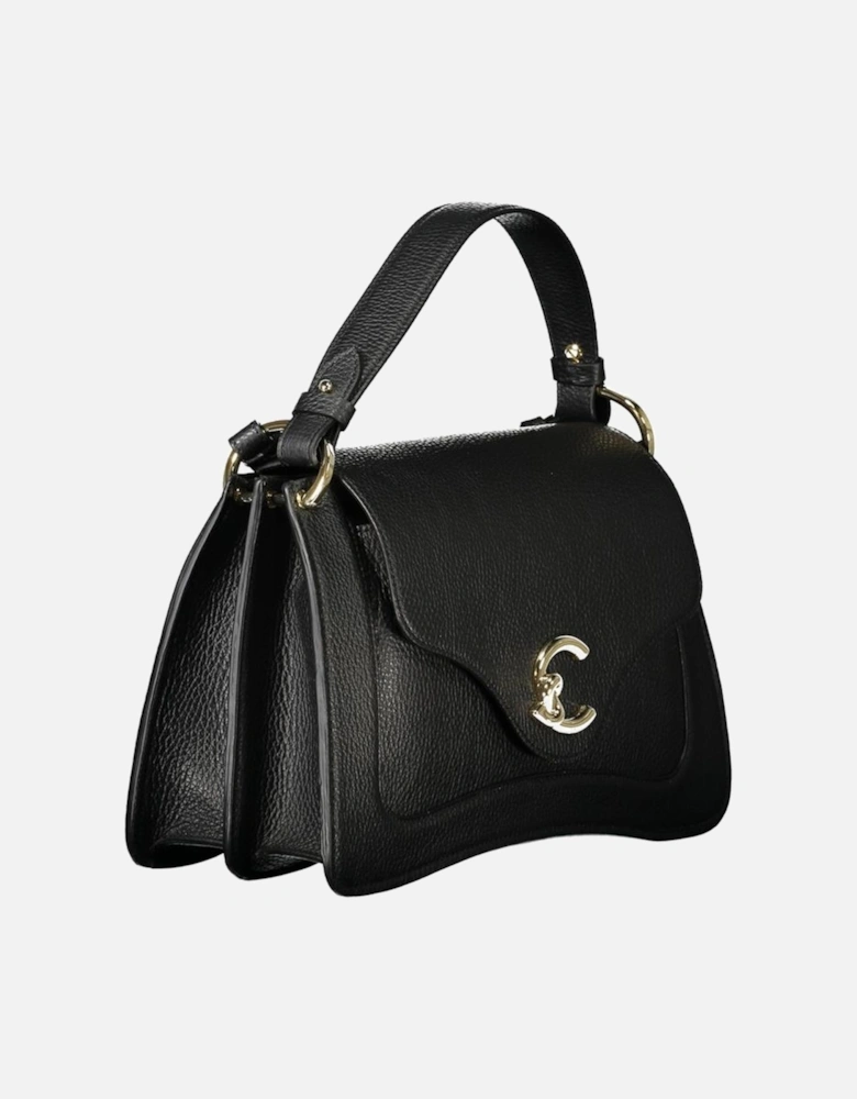 Black Leather Women Handbag