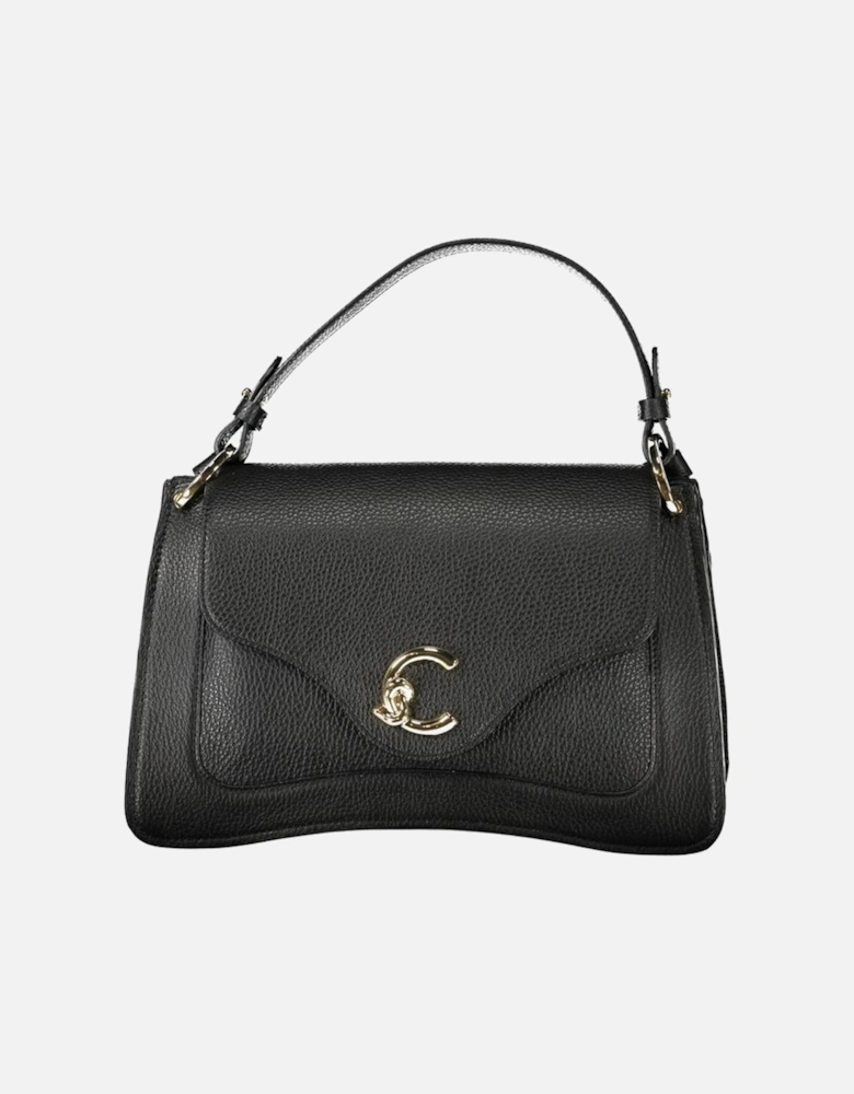 Black Leather Women Handbag