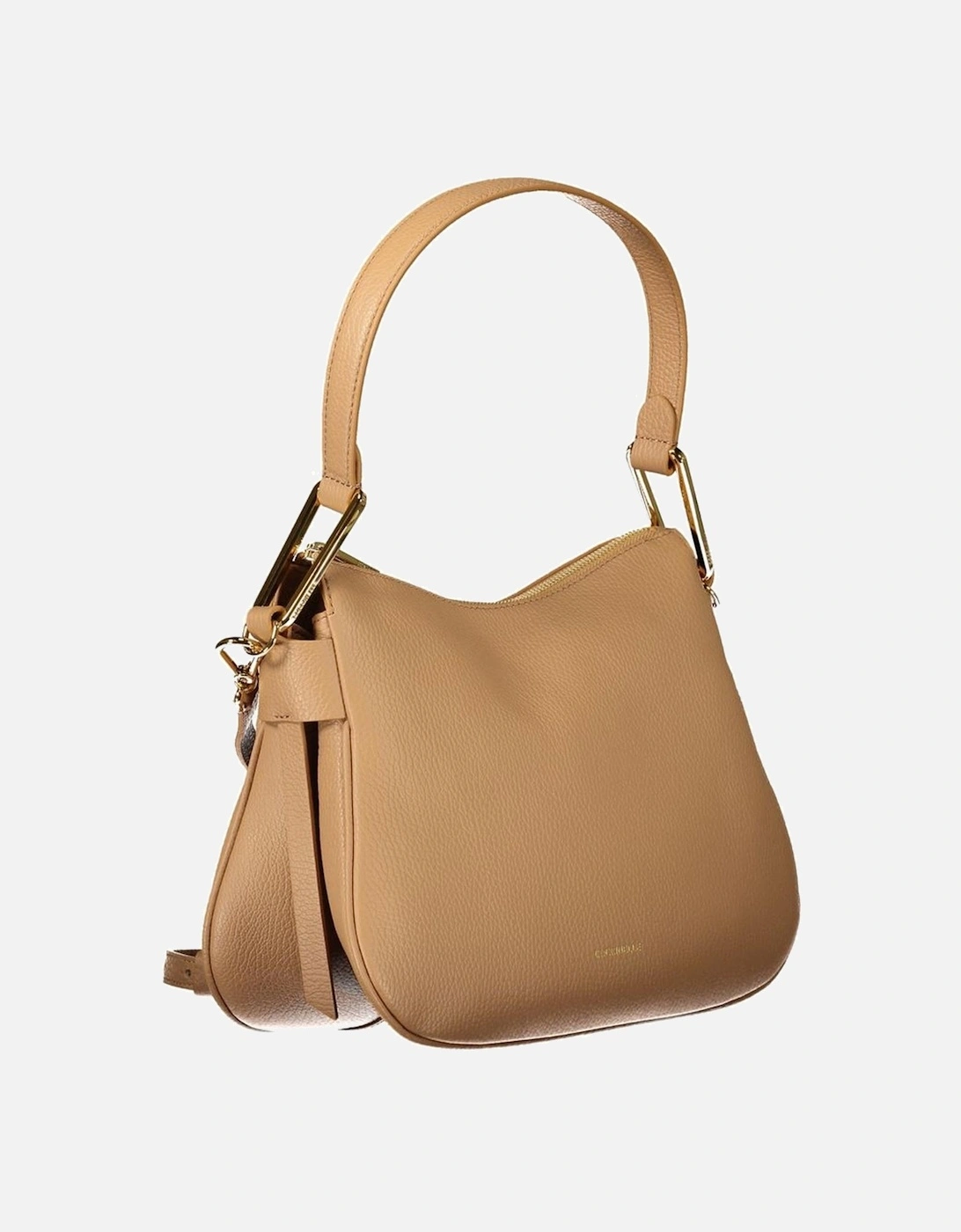 Soft Leather Shoulder Bag with Spacious Interior Women - Brown