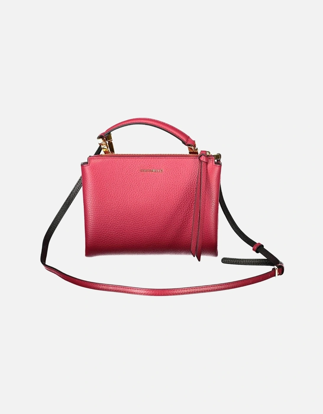 Red Leather Women Handbag