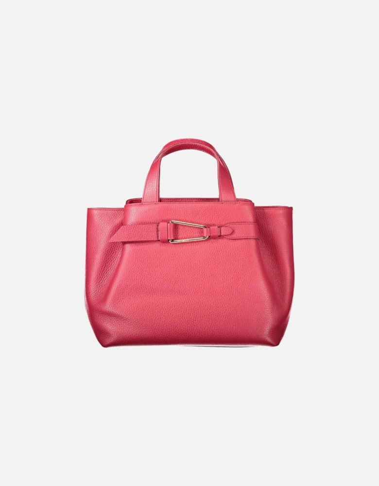 Timeless Leather Bag with Dual Handles Women - Red Handbags