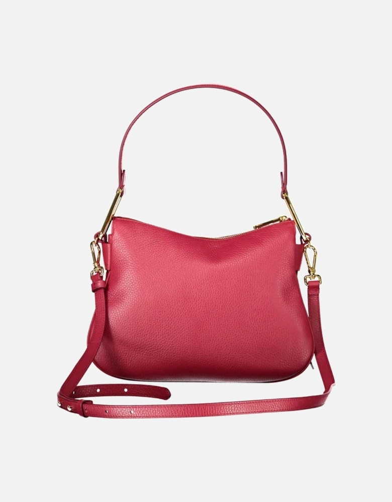 Leather Magie Soft Bag with Shoulder Handle Women - Red Handbags