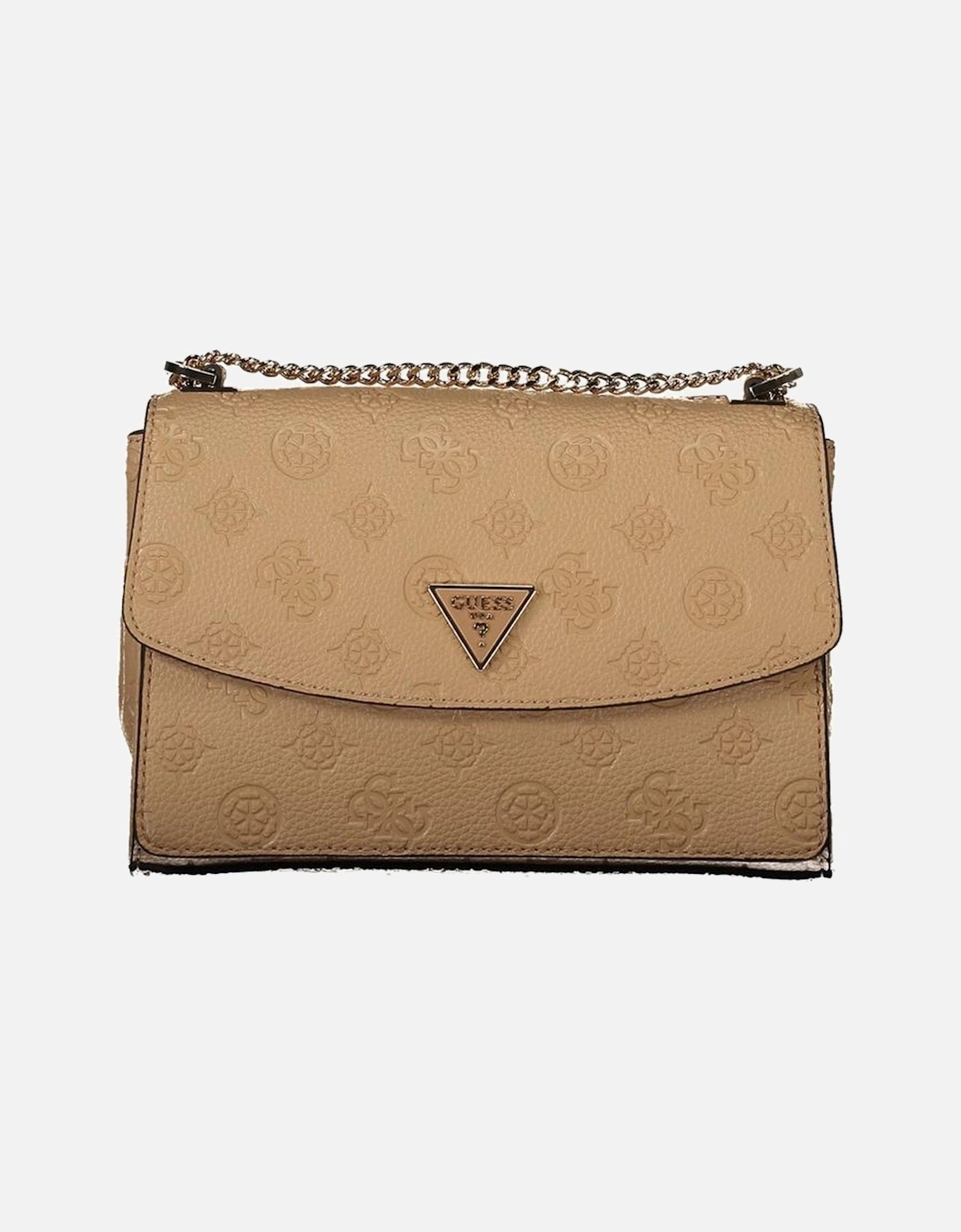Wool-Blend Double-Breasted Overcoat Women - Beige Handbags, 4 of 3