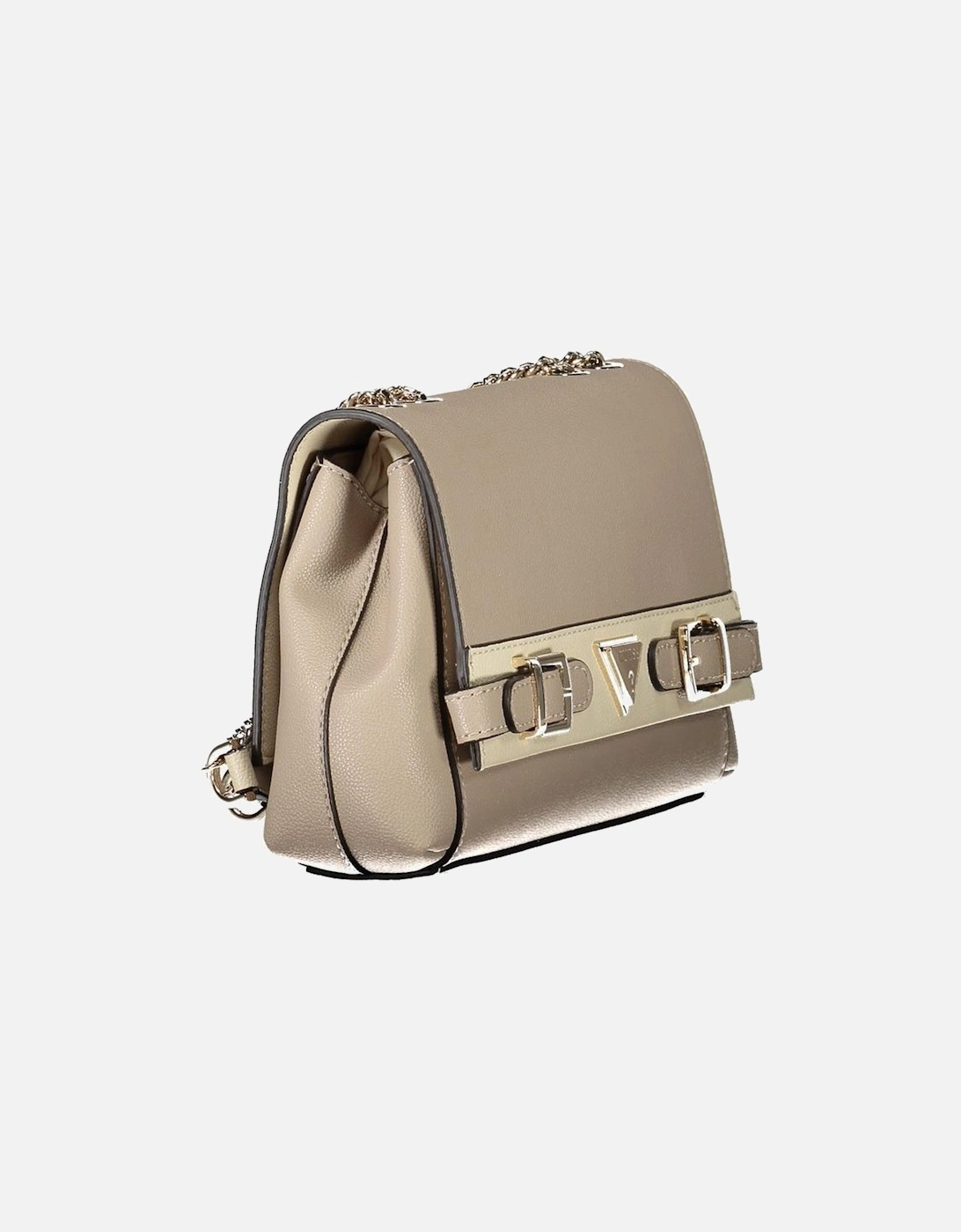 Beige Polyethylene Handbag Women