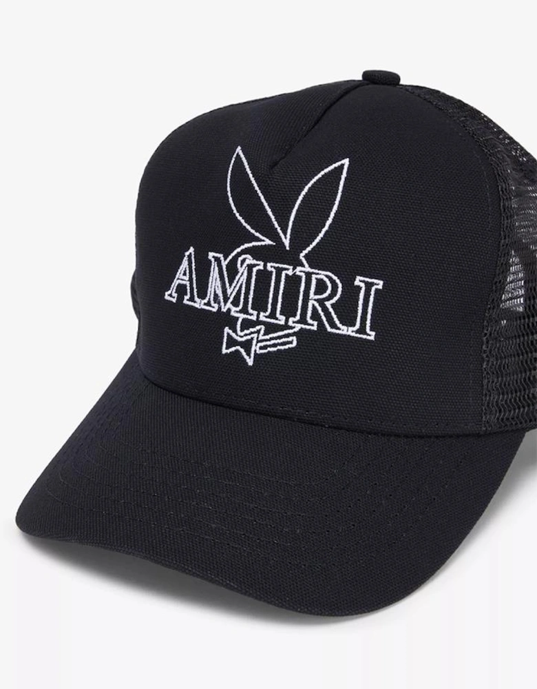 Playboy Embroidered Cap in Black