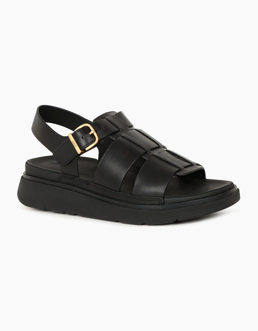 Fitflop Women's Black Gen-Ff Fisherman Sandals  Size 6.5