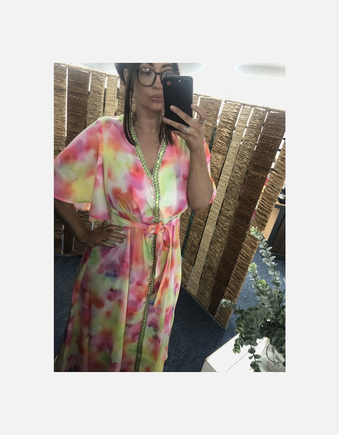 Bamboo Blend Floral Maxi Dress