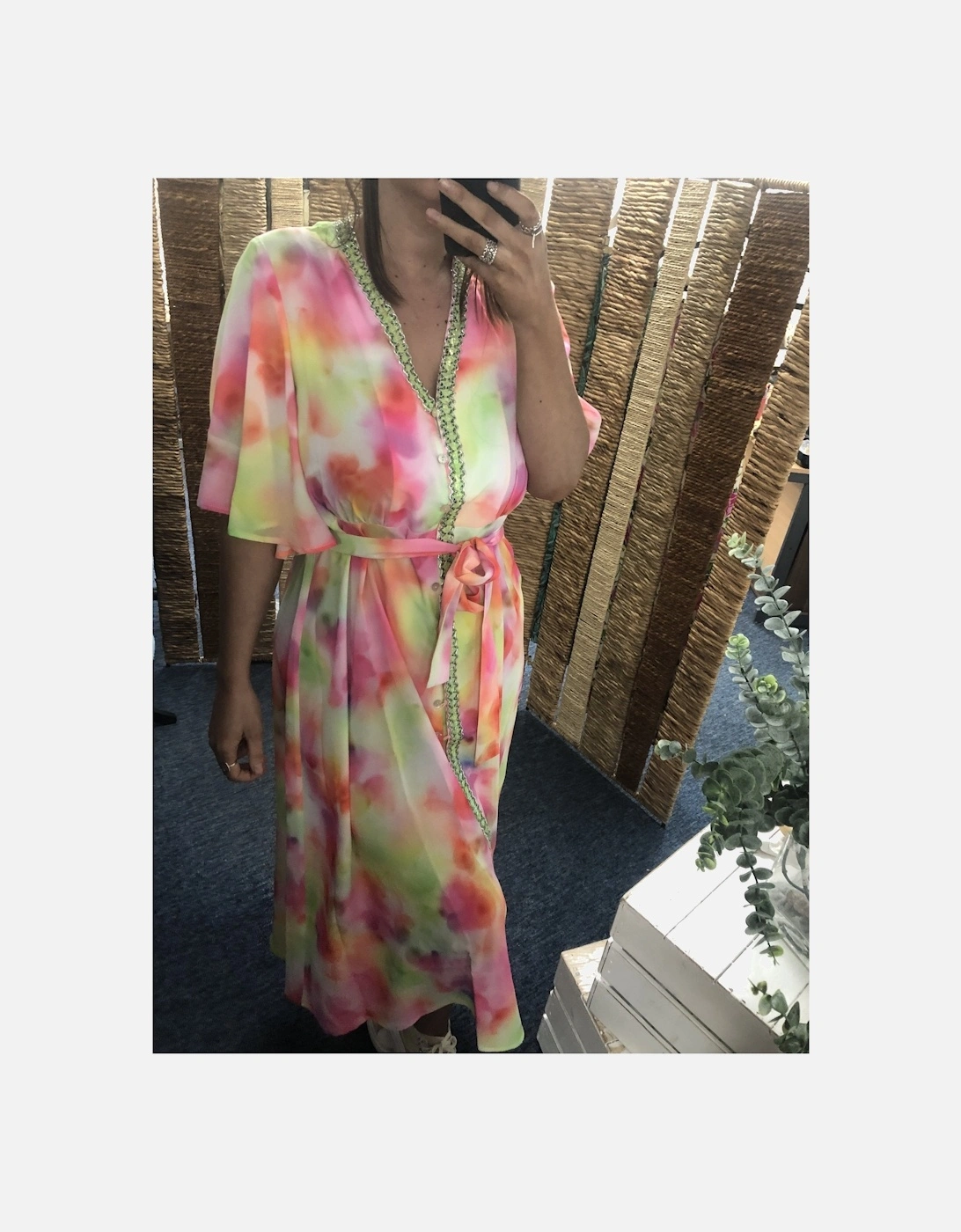 Bamboo Blend Floral Maxi Dress