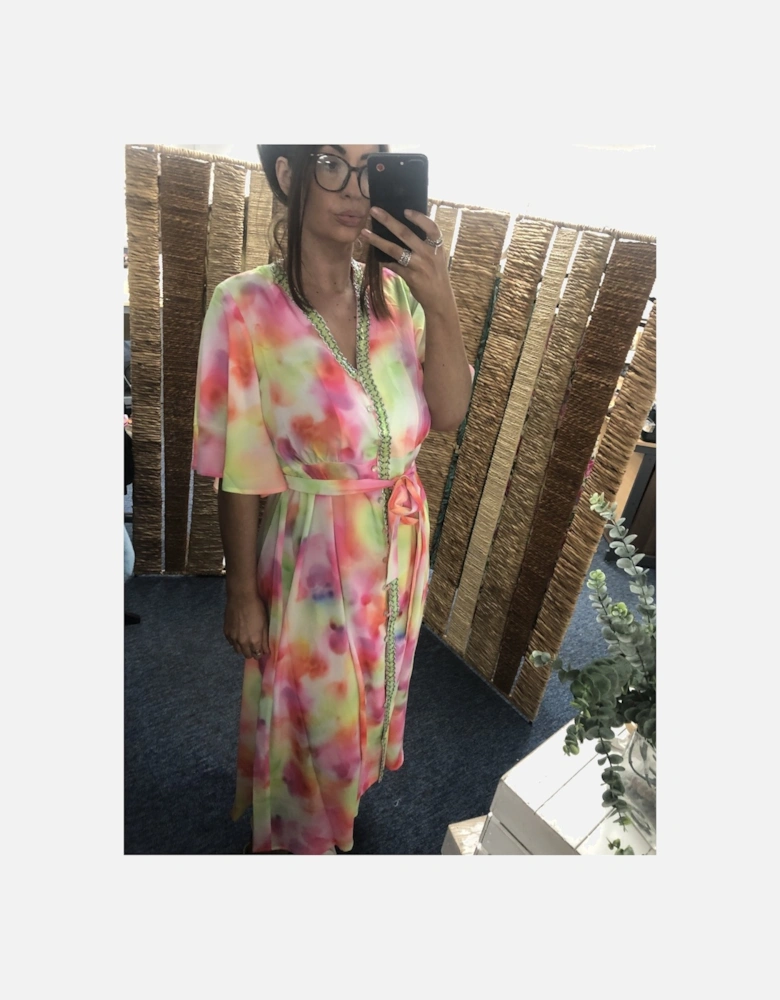 Bamboo Blend Floral Maxi Dress