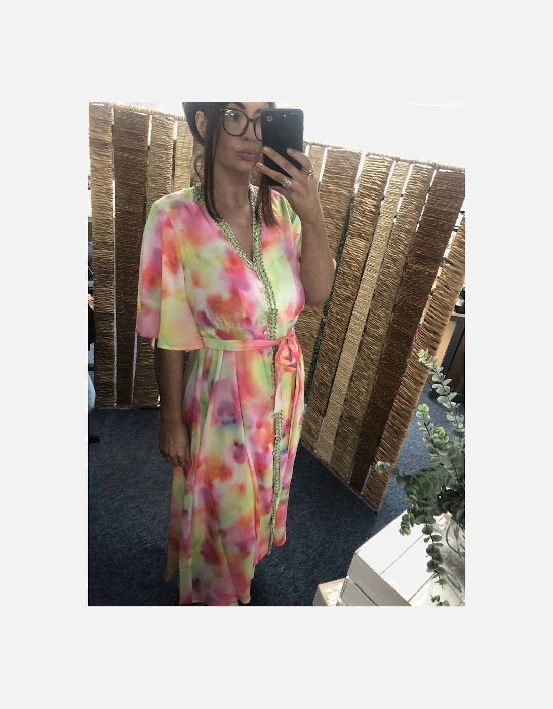 Bamboo Blend Floral Maxi Dress, 7 of 6