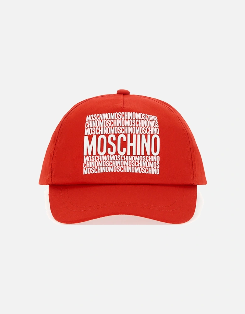 RED BASEBALL CAP HOX00W