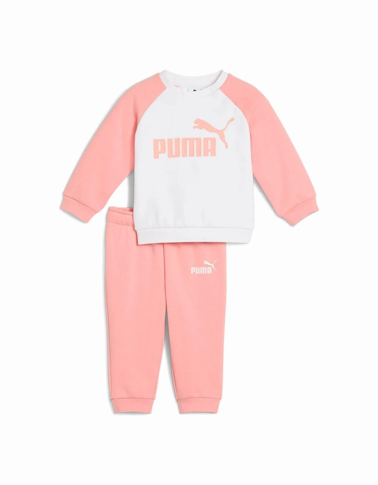 Toddler Girls Crew Neck and Jogger Set - Pink