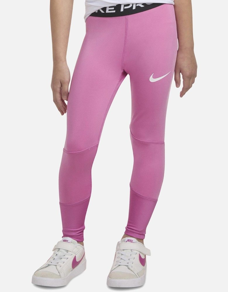 Kids Girls Pro Legging - Pink