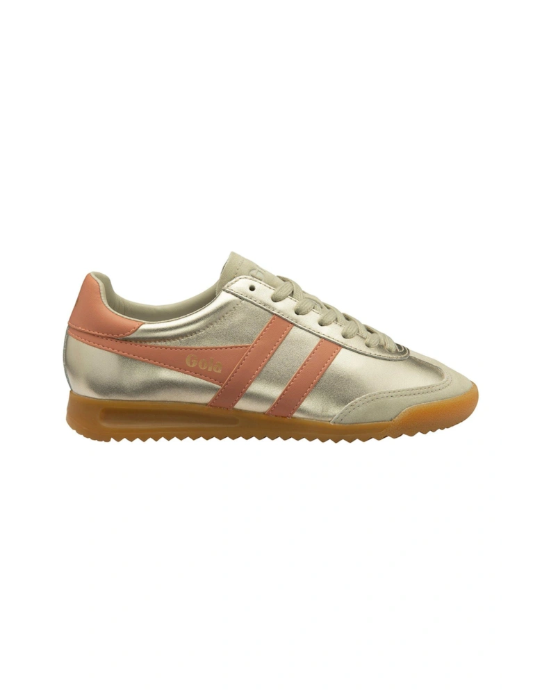 Women's Torpedo Glimmer Trainers - Gold/Pink